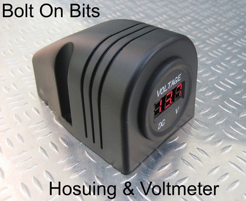 12v voltmeter housing - 12v,
