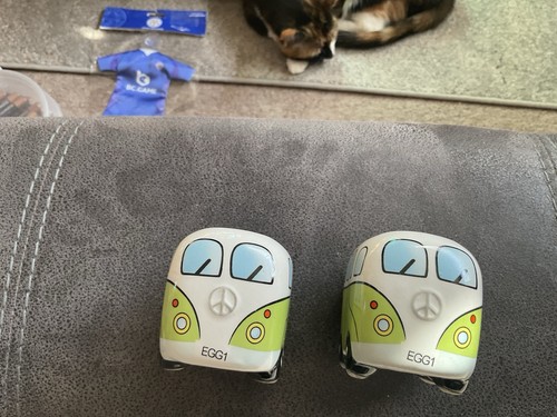Camper van set two egg - van, of
