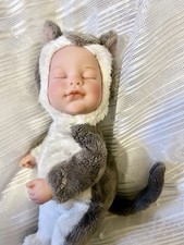 Sweet Anne Geddes ‘Little Kitten’ Doll - 24cm Soft Body -Hand Washable
