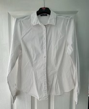 ? Crisp White Long Sleeve Shirt - Matalan Size 10 ?
