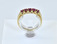 Ruby Ring 333/000 8K Yellow Gold