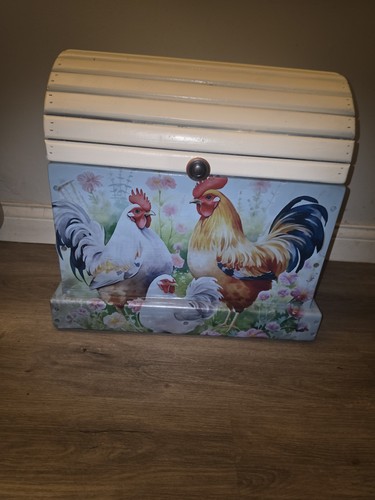 Antique bread box customized - box,