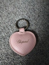 Chopard Leather Heart Key Ring Pale Pink Lightly used