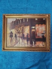 BARRY HILTON FRAMED OIL