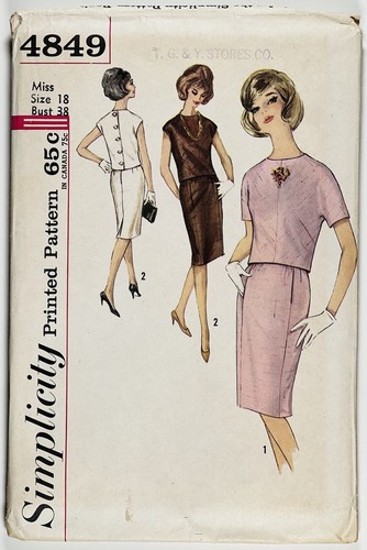 1950 vintage sewing pattern - 1950's,