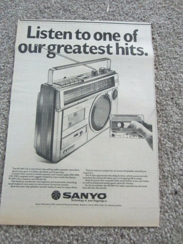 Sanyo radio tape - (◡̈,