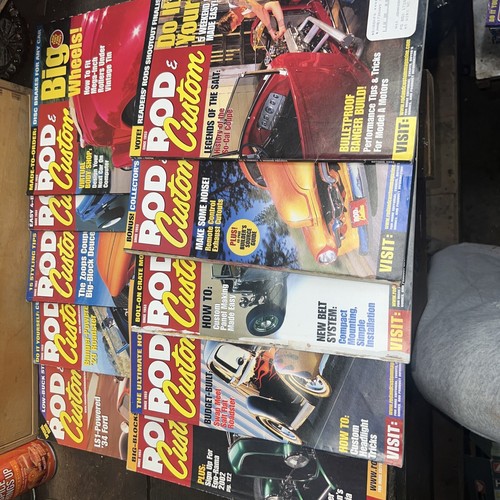 Hot rod magazines lot 10 - rod,