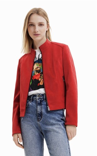 Desigual suede effect - desigual, jacket