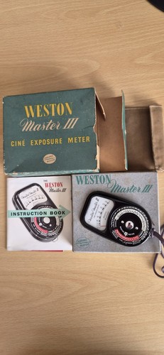 Vintage weston master iii cine - master,