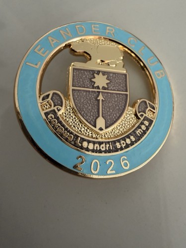 Leander club members badge - club,
