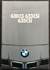 BMW 630CS 633CSi & 635CSi Car