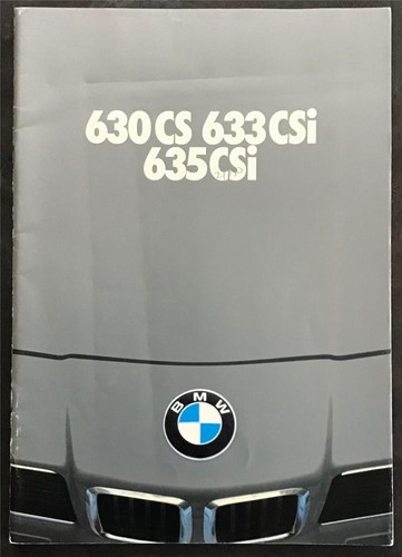 Bmw 630cs 633csi 635csi - 633csi, &