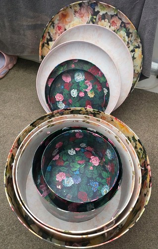 Hat boxes floral designs - boxes, 1