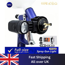LED Lamp Light Torch Pro HVLP Spray Paint Gun fit Devilbiss Iwata Sata 3m 1strap