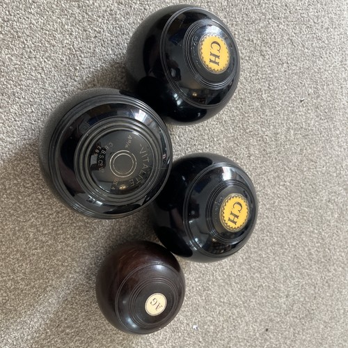 Lawn carpet bowls size set - lawn, 4