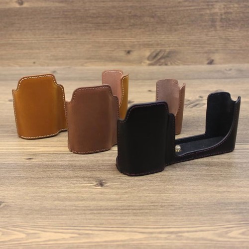 Genuine real leather - genuine, camera