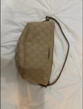 Gucci beige and brown hobo bag
