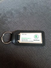 Genuine Marshall Skoda leather Keyring