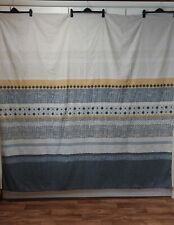 REDUCED-expensive double bed cotton mix REVERSIBLE duvet cover with2 pillowcases