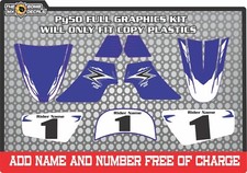 pw50 Non Genuine plastics chinese copy decals graphics yamaha py 50 blue 2