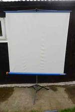 Vintage Reflecta Lux blue projector projection screen