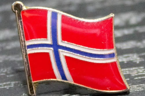 Norway norwegian metal flag - norwegian,