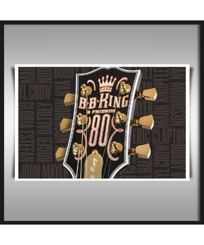 King guitar kunstdruck auf - king,