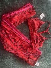 Adidas x Ivy Park Snake Print Bra & High Waist Leggings Set