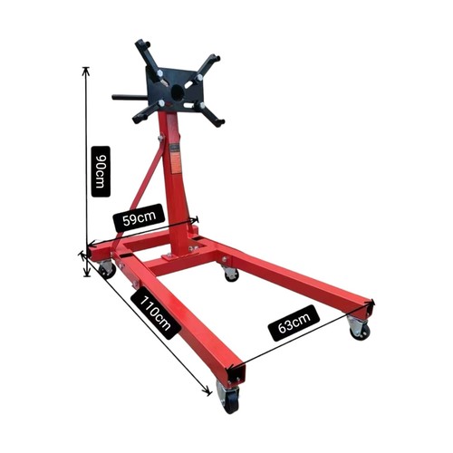 Folding engine gearbox support - gearbox,