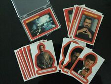 James Bond Moonraker Full Set Of 22 Sticker Cards - Topps 1979 (Rare)