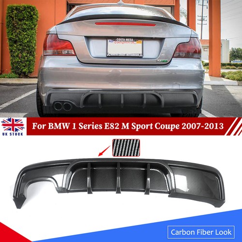 Carbon look rear bumper - carbon,