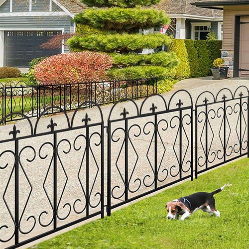 Rustproof iron garden fence - rustproof,