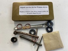 Primus Repair Service Kit Box Pressure Stove Vintage Keys Jets Spanner Prickers
