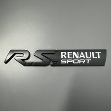 RS Renault Sport Badge Black