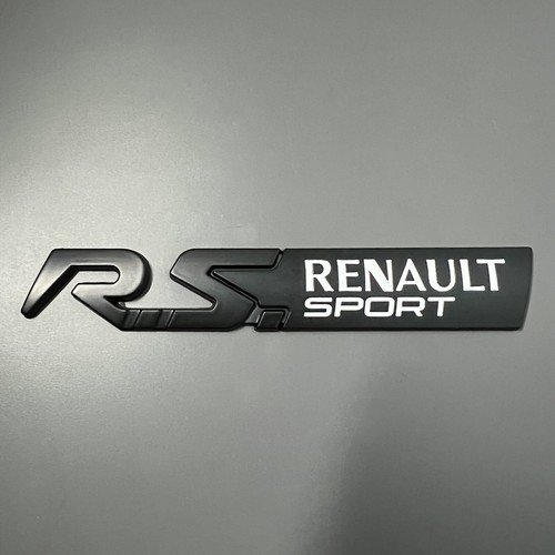 Renault sport badge black - rs,