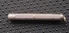 Solid Silver Retractable Toothpick, Hallmarked William Manton Birmingham 1981