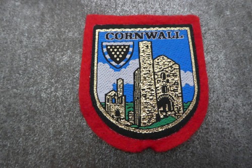 Cornwall woven cloth patch - cornwall,