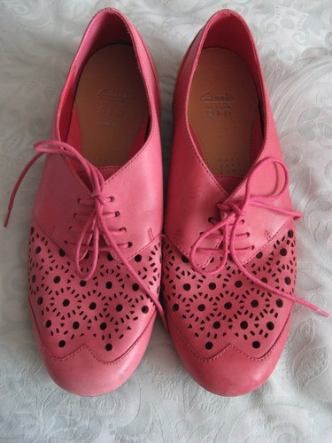 Clarks pink lace - shoes, with