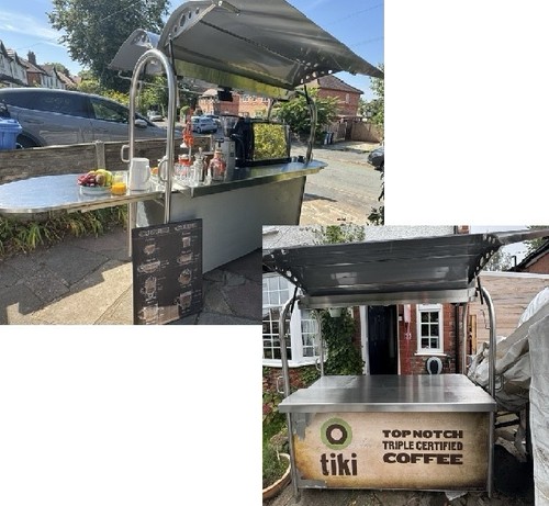 Mobile coffee kiosk - mobile,