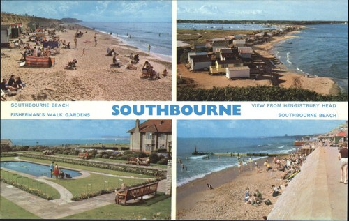 Vintage southbourne postcard - vintage,