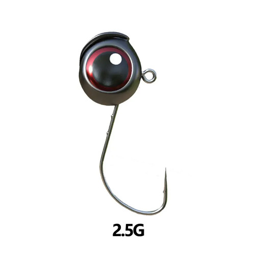 Lead head jig hooks barbed - lead,