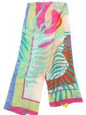 Oliver Bonas Women's Scarf Multi Graphic 100% Polyester Rectangle Scarf