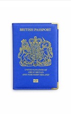 British passport cover - british,