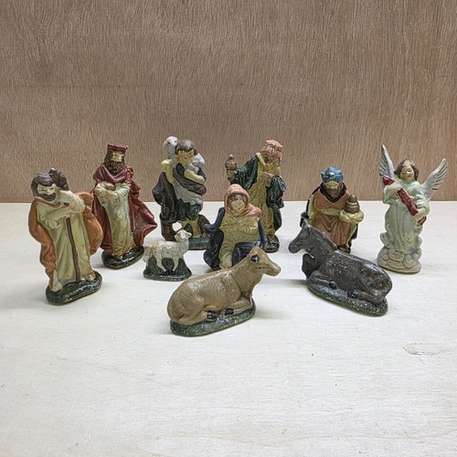 Vintage christmas nativity - vintage,