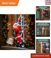 Lifesize 60cm Santa Climbing