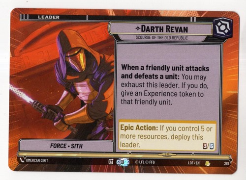 Star wars unlimited - unlimited, lotf