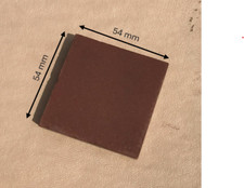 Choc Brown Victorian/Edwardian floor tiles 54x54x12mm