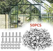 50x Greenhouse Bolts and Nuts