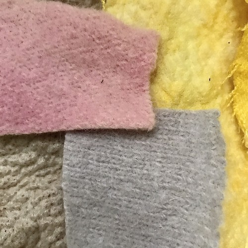 5pc wool angora remnants - 5pc,