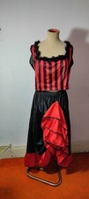 Moulin Rouge Top And Tiered Skirt Red And Black Size 42